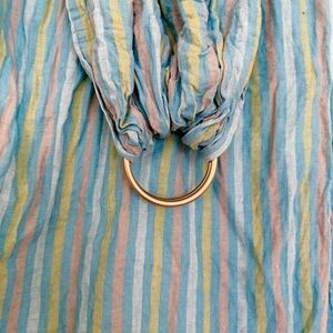 WildBird Blue and Green Striped Wrap